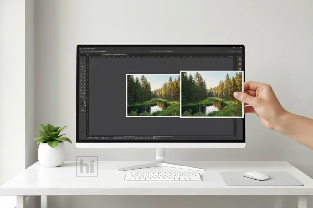 correct picture size in photoshop